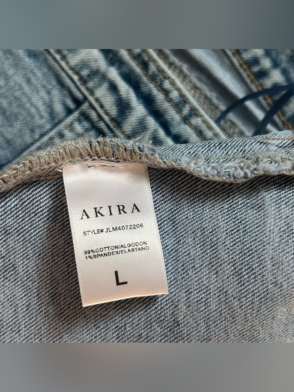 Akira TIED UP DENIM CORSET - Picture 8 of 8